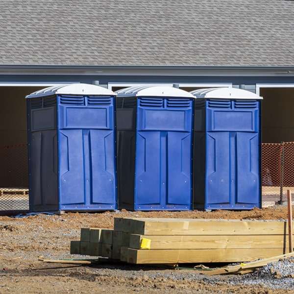 what is the maximum capacity for a single portable restroom in Olympic Valley California